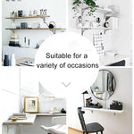 20 inch K Type Wall-mounted Foldable Stainless Steel Spring Storage Shelf for Dining Table, 20 inch