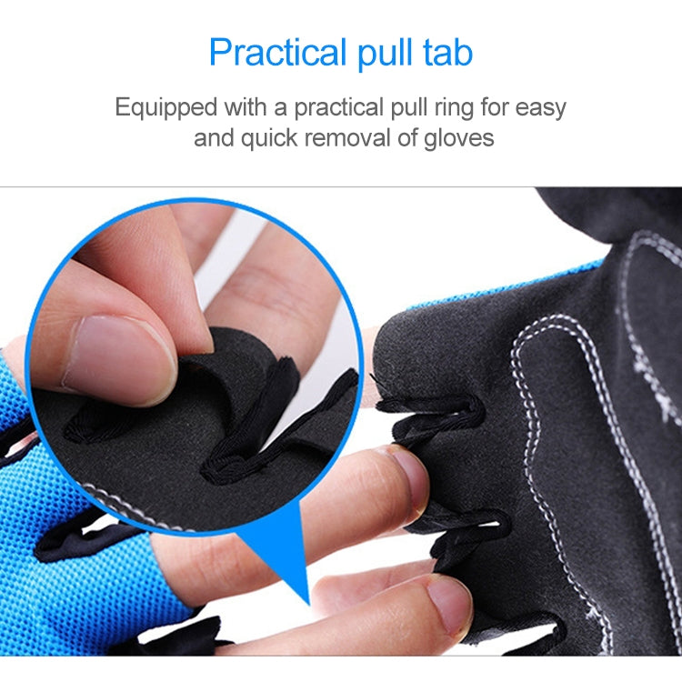 BaseCamp BC-204 Bicycle Half Finger Gloves Lycra Fabric Cycling Gloves, Size: XL, Size: XL
