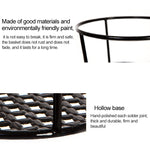 Iron Metal Railing Potted Plant Shelves Hanging Flowerpot Rack