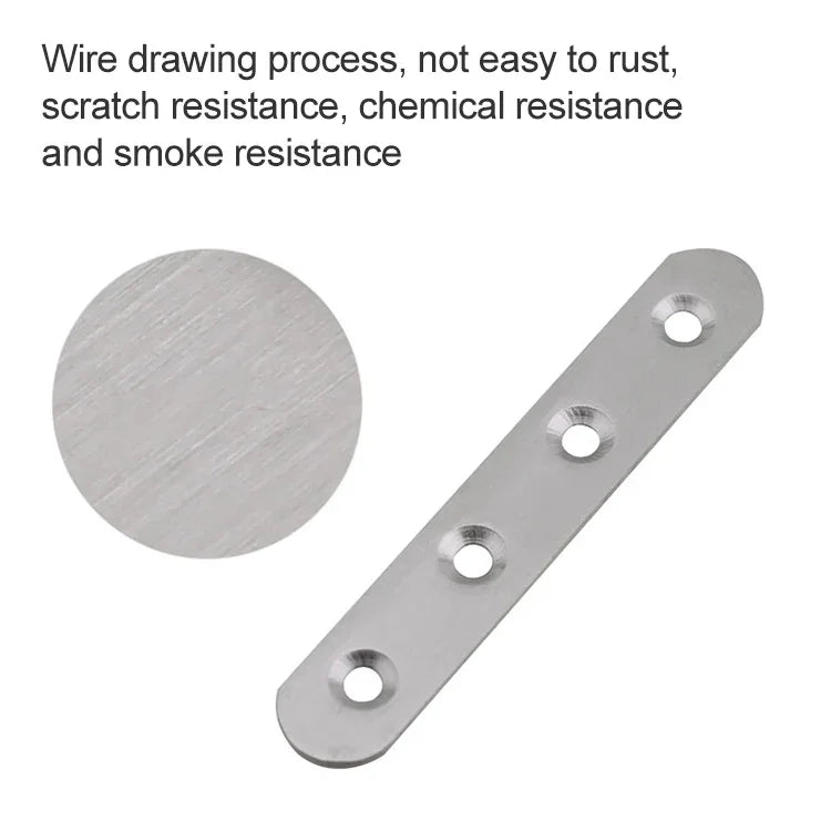 40 PCS Stainless Steel Connection Code Straight Connecting Piece, Number: 12, 12