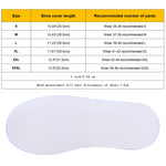 Fashion PVC Non-slip Waterproof Thick-soled Shoe Covers Size: XXL, XXL, Size: XXL