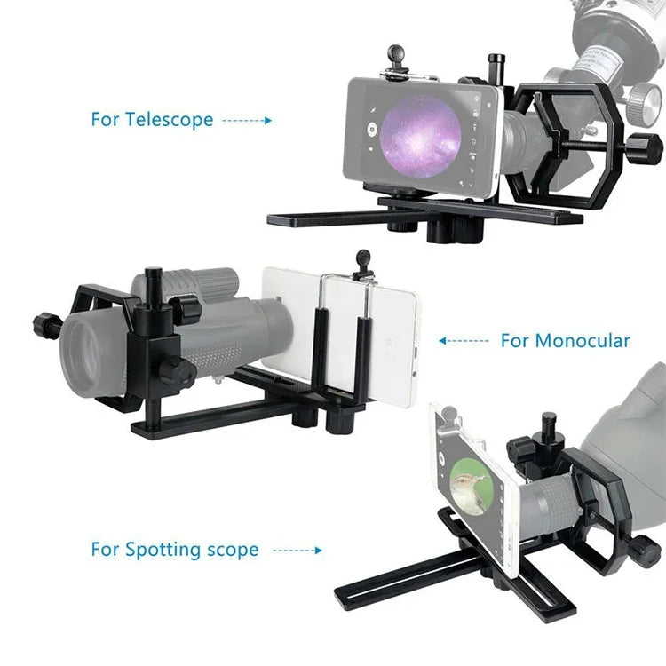 Datyson 5P0010L Telescope Photography Stand, Standard + 1 Phone Holder, Standard + 1 Phone Holder