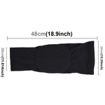 1 PC Beehive Shaped Sports Collision-resistant Lycra Elastic Knee Support Guard, Long Version, Size: XL, XL
