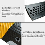 Pair Of Special Round Heads For Rubber Speed Bumps, Diameter: 40cm, Round Head Diameter: 40cm