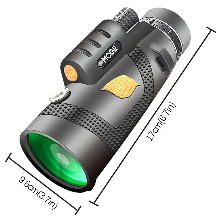 Moge 12x50 Professional HD Monocular Night Vision Telescope With Tripod, Moge 12x50 With Tripod