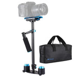 PULUZ 38.5-61cm Carbon Fibre Handheld Stabilizer for DSLR & DV Digital Video & Cameras, Load Range: 0.5-3kg, P60T Blue, P60T Red
