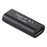 Type-C / USB-C Female to Type-C / USB-C Female Aluminium Alloy Adapter, Type-C Female to Type-C Female