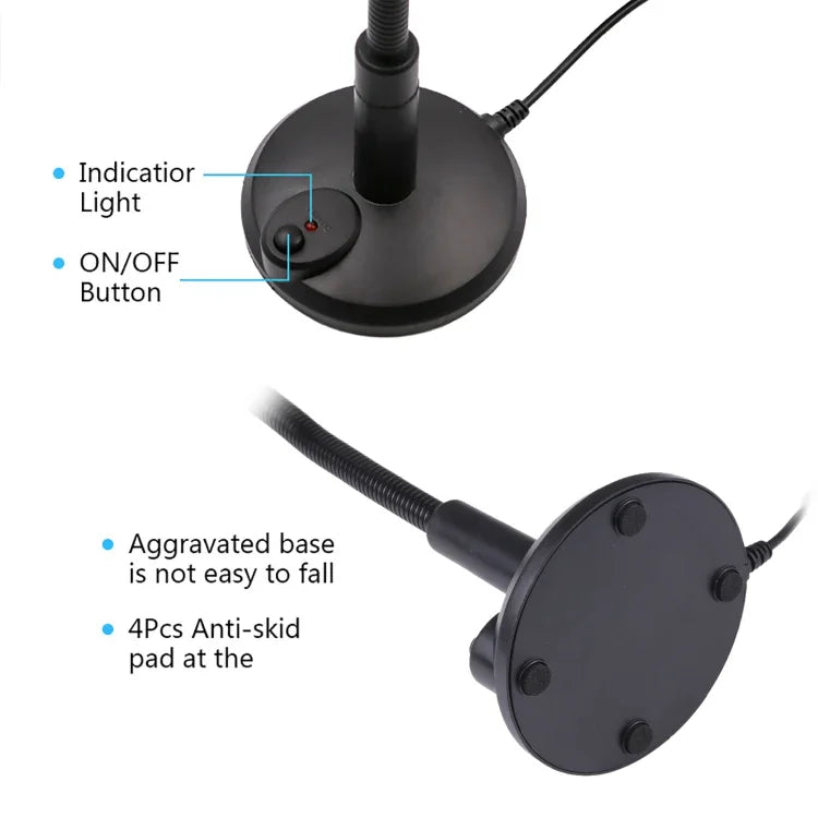 M-309 3.5mm Plug Drive-free Computer Microphone, 3.5mm