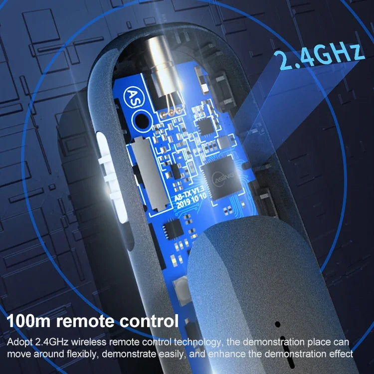ASiNG A8 32GB Green Laser PPT Page Turning Pen Wireless Presenter, A8 32GB