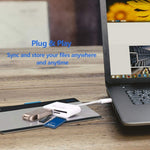 NK103TC 3 in 1 USB-C / Type-C Male to SD + TF + USB Female Camera Reader, NK103TC