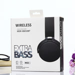 MDR-XB650BT Headband Folding Stereo Wireless Bluetooth Headphone Headset, Support 3.5mm Audio Input & Hands-free Call