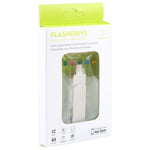 3 in 1 64G Micro USB + 8 Pin + Type-C Metal Rotating Push-pull Flash Disk with OTG Function, 64G USB + 8 Pin + Type-C