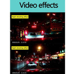 VGA 480P Car Camcorder DVR Driving Recorder Digital Video Camera Voice Recorder with 2.4 inch LCD Screen Display, Support 32GB Micro TF Card & Infrared Night Vision Function(Black + Blue), 2.4 inch LCD