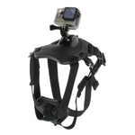 PULUZ Hound Dog Fetch Harness Adjustable Chest Strap Mount for GoPro, Insta360, DJI and Other Action Cameras, Dog Chest Strap