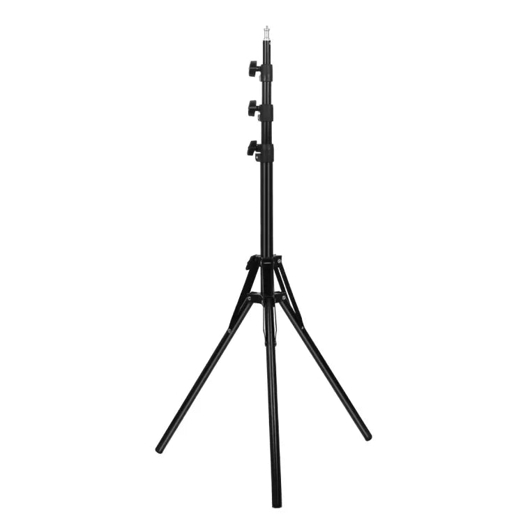 PULUZ Reverse Foldable 4 Sections 1.8m Height Tripod Mount Holder for Vlogging Video Light  Live Broadcast Kits, 2m