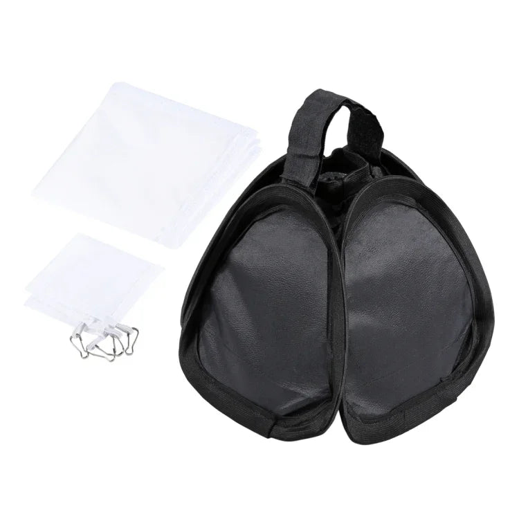 PULUZ Foldable Soft Flash Light Diffuser Softbox Cover, Size: 23cm x 23cm, 23cm Softbox