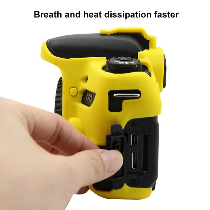 PULUZ Soft Silicone Protective Case for Canon EOS 77D, For Canon 77D