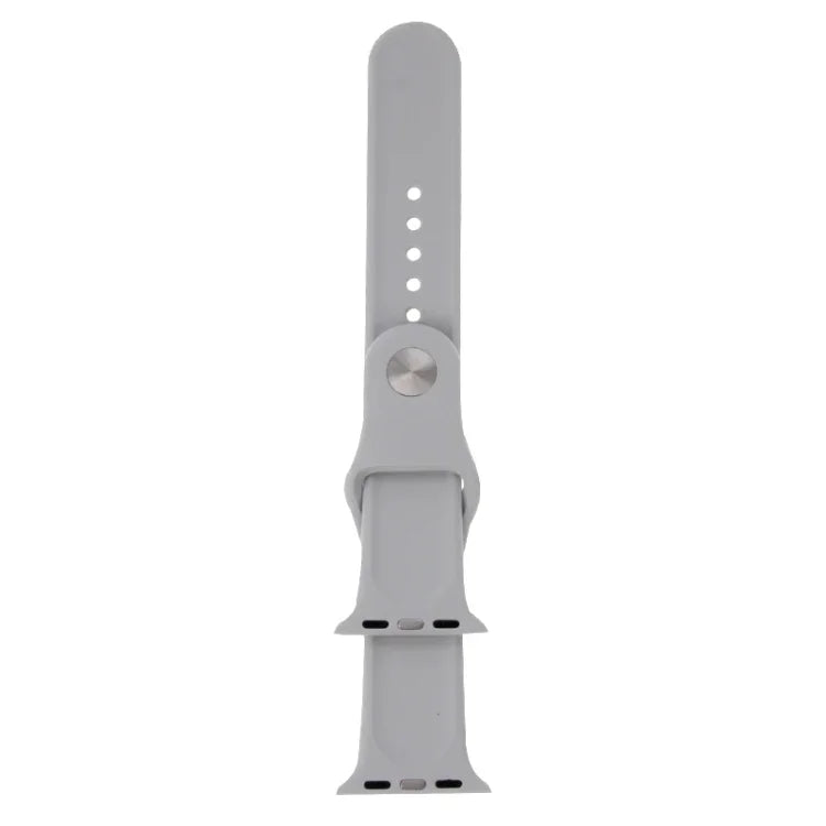 For Apple Watch Sport 42mm High-performance Longer Rubber Sport Watch Band with Pin-and-tuck Closure