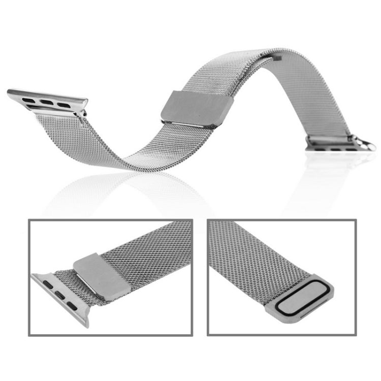 For Apple Watch 46mm / 49mm / 45mm / 44mm Milanese Loop Magnetic Stainless Steel Watch Band, For Apple Watch 46mm / 49mm / 45mm / 44mm
