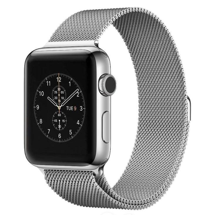 For Apple Watch 42mm Milanese Loop Magnetic Stainless Steel Watch Band, For Apple Watch 46mm / 49mm / 45mm / 44mm