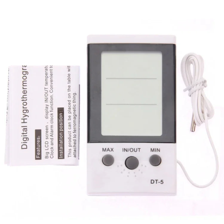 Digital Hygrothermograph, Thermo-hygrometer DT-5, DT-5