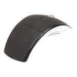 Wireless 2.4GHz 800-1200-1600dpi Snap-in Transceiver Folding Wireless Optical Mouse / Mice, 2.4GHZ (Black), 2.4GHZ (Red)