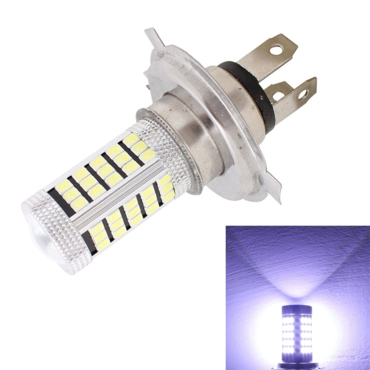 2 PCS H4 12.6W 630LM 6500K White Light 2835 SMD 66 LED Car Fog Light, DC12V, H4