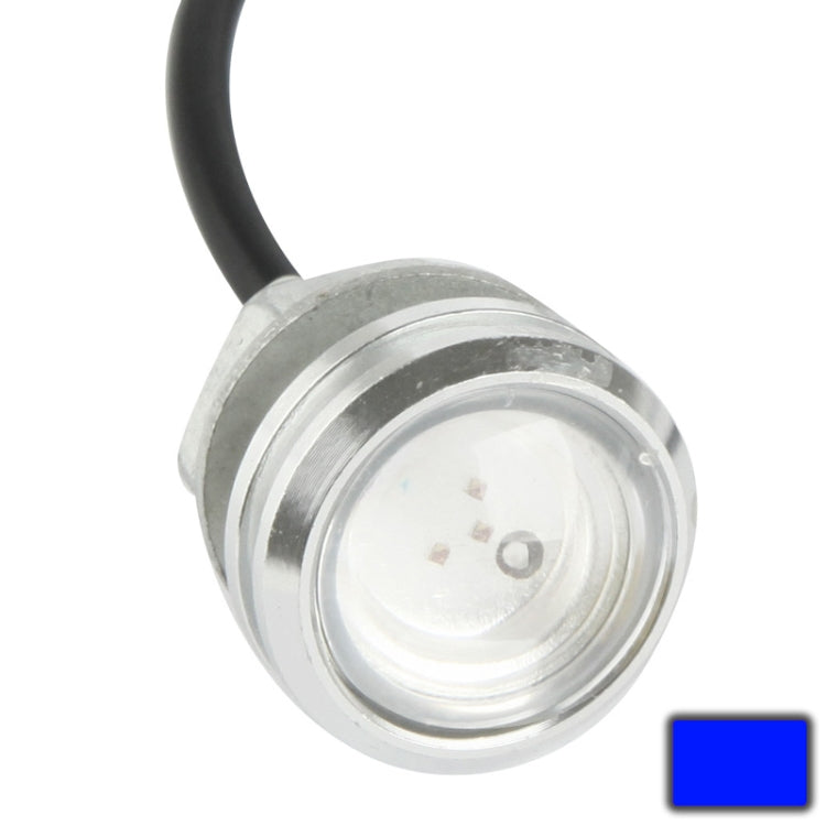3W Waterproof Eagle Eye Light LED Light for Vehicles, Cable Length: 60cm, Green, Red, White, Warm White, 蓝光