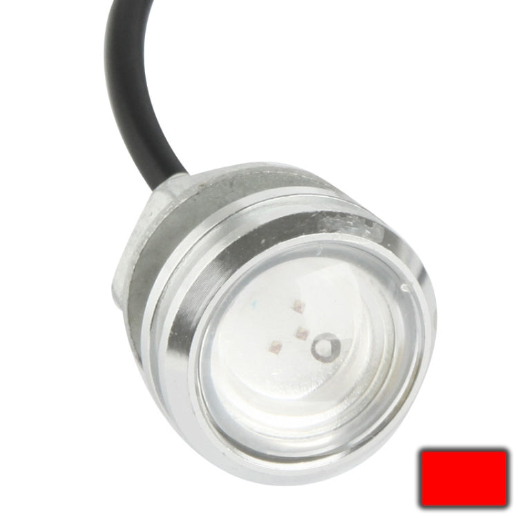 3W Waterproof Eagle Eye Light LED Light for Vehicles, Cable Length: 60cm, Green, Red, White, Warm White, 蓝光