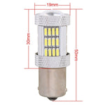 2PCS 1156 10W 540LM White Light 54 LED 4014 SMD Car Brake Light Steering Light Bulb, DC 12V, 1156