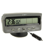 3.6 inch LCD Car Digital Thermometer with Time / Date / Week / Alarm / Car Storage Battery Voltage Display, 3.6 inch Digital Thermometer