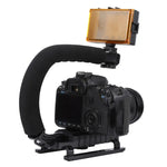 C-Shape Mount Holder Handle for DSLR / Camcorder DV