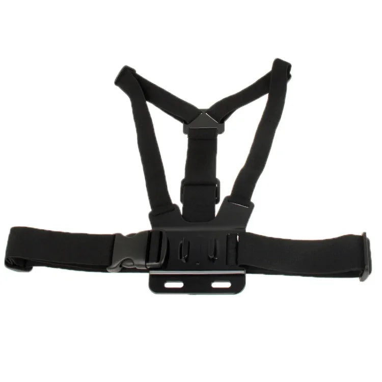 Extreme Sport Front Chest Elastic Belt Shoulder Strap Mount Holder for GoPro, Insta360, DJI and Other Action Cameras, Front Chest