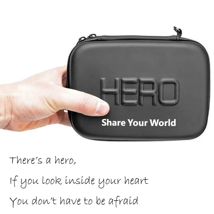 Shockproof Waterproof Portable Travel Case for GoPro, Insta360, DJI and Other Action Cameras Accessories, Size: 16cm x 12cm x 7cm, Size: 16cm x 12cm x 7cm