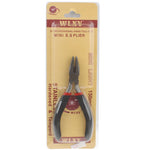 4.5 inch Serrated Jaw Nonslip Grip Wire Cutting Combination Pliers, 4.5 inch