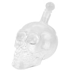 Crystal Glass Skull Bottle for Vodka & Whiskey & Beer Liqueur & Red Wine & Other Beverage, 550ML