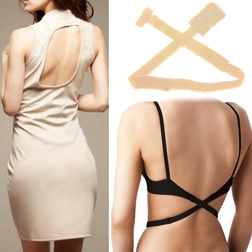Adjustable Low Back Bra Strap Converter Backless V Conversion Solution