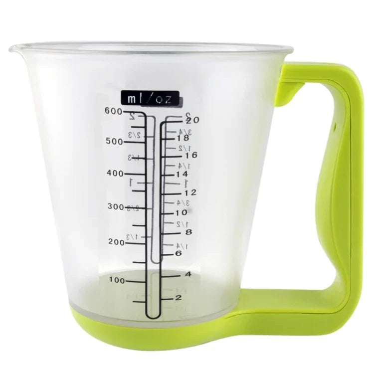 Digital Scale with Measuring Cup / Thermometer, Green