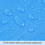 Waterproof Oxford Cloth 420D Oxford Material Camping Picnic Beach Tent Roof Tarp (Size: 215x215cm), 215x215cm Amry Green, 215x215cm Grey, 215x215cm Blue, 215x215cm Orange