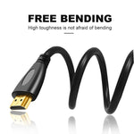 1.8m Gold Plated 3D 1080P Micro HDMI Male to HDMI Male cable for Mobile Phone, Cameras, GoPro, Gold Plated Micro HDMI, Length: 1.8m