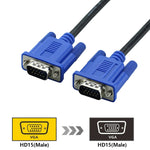 1.8m High Quality VGA 15Pin Male to VGA 15Pin Male Cable for LCD Monitor / Projector, 1.8m