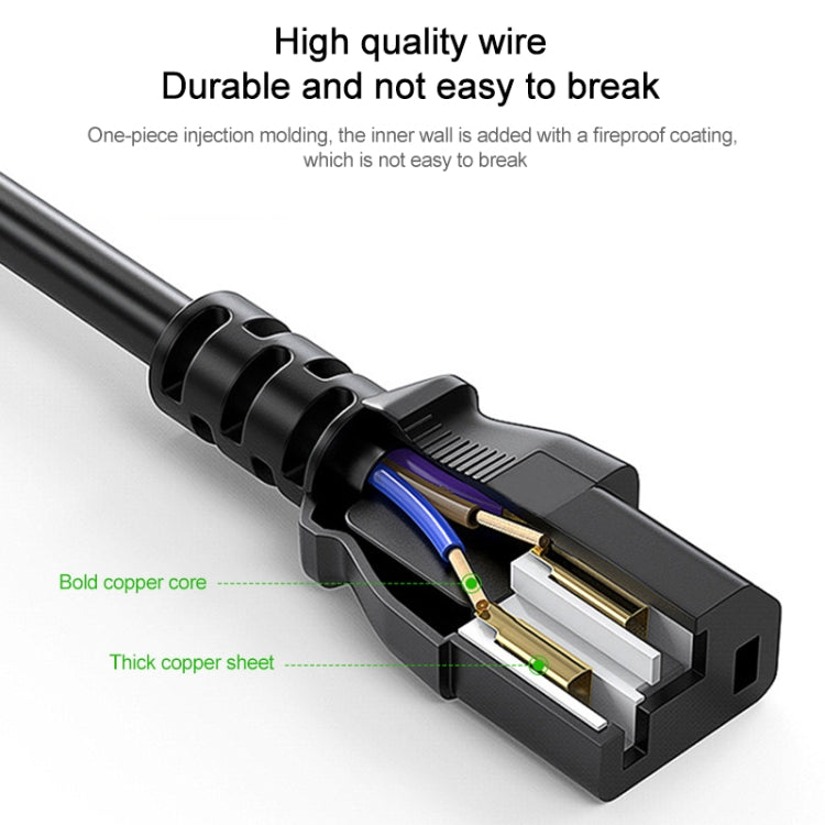 EU Power Cord, Cable Length: 1.5m, 1.5m