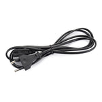 High Quality 2 Prong Style EU Notebook AC Power Cord, Length: 1.5m, 2 Prong Style EU Plug, Length: 1.5m