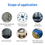 LC-LC Single-Core Single Mode Fiber Optic Jumper, Length: 10m, Single-Core Single Mode (10m)
