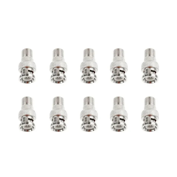 10 PCS BNC Plug to F Jack Connector, Comes in Durable Construction, BNC Plug