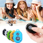 BRCMCOM Chip Universal Bluetooth 3.0 Remote Shutter Camera Control Self-timer, White, Black