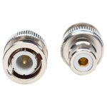 BNC Male to RCA Female Connector Coaxial Cable Adapter, Male to RCA