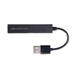 High Speed 4-Port USB 2.0 HUB, USB Splitter(Black)