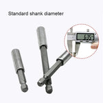 5 PCS 1/4 Electric Batch Head High Magnetism Connecting Rod Pistol Drill Extension Rod Sleeve Fast Turning Joint, Length: 150mm, 150mm Joint
