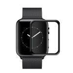 2pcs mocolo 0.33mm 9H 3D Round Edge Tempered Glass Film, Apple Watch Series 3 38mm, Apple Watch Series 3 40mm, Apple Watch Series 4 42mm, Apple Watch Series 4 44mm